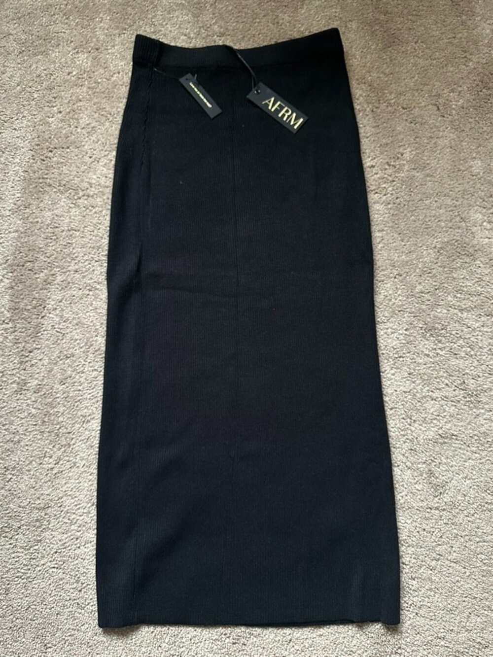AFRM Ribbed Maxi Skirt - Picture 2 of 5